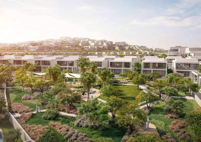 Bashayer community, villas among landscaped gardens