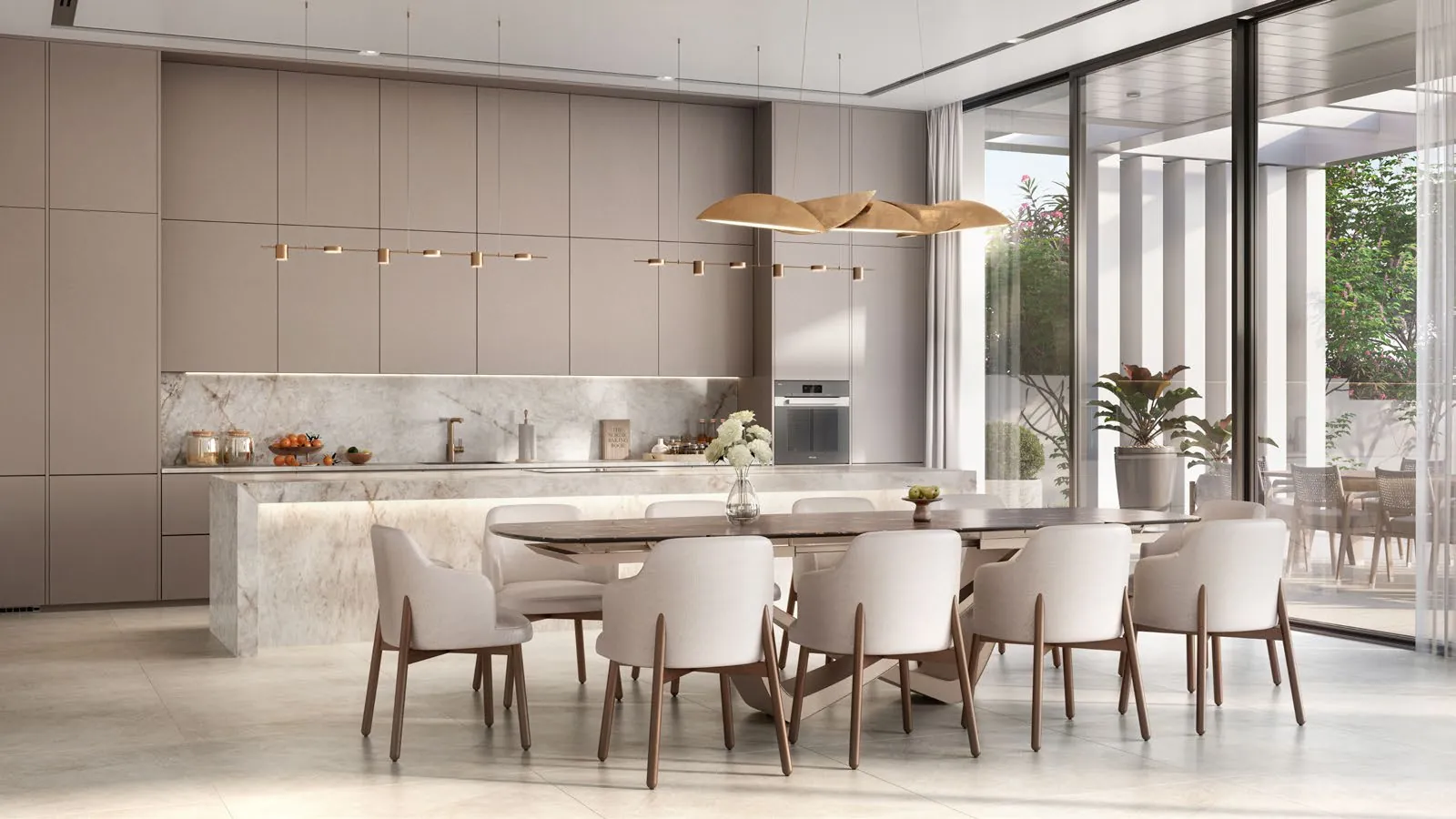 Shore Villa kitchen and dining room