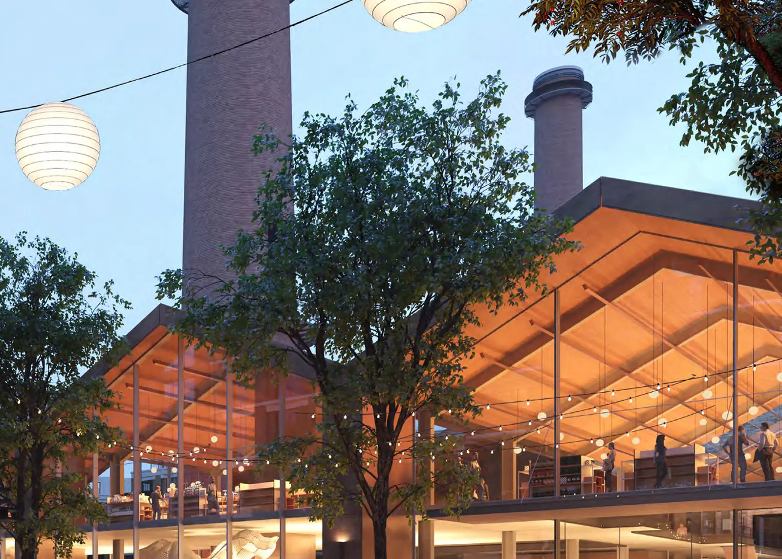The Powerhouse, Riga’s first power station, restored as a hub for dining and shopping